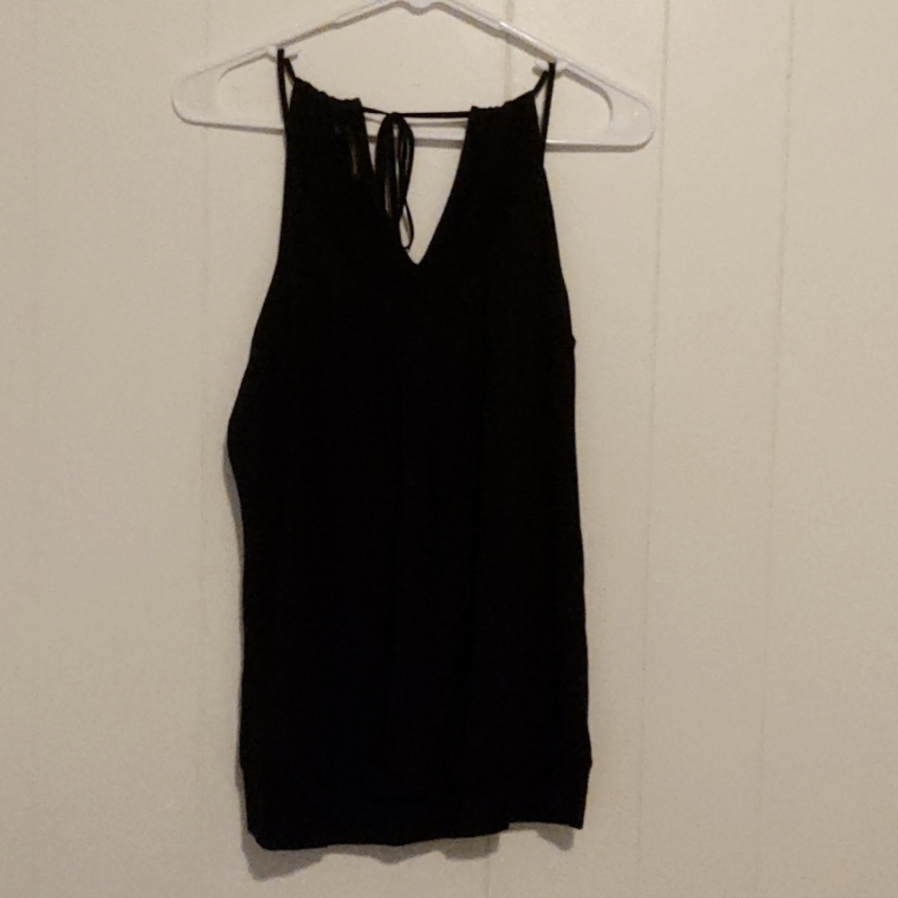 Maurice's, large black string tank top